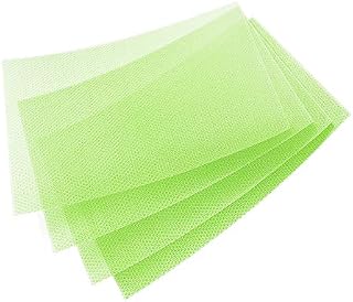 Shoze 8 Pcs Fridge Liners Anti-Fouling Anti-Bacterial Fridge Liner Mat Non Slip Washable Refrigerator Pad for Home Kitchen Cabinet Drawer (Green 45x29cm)