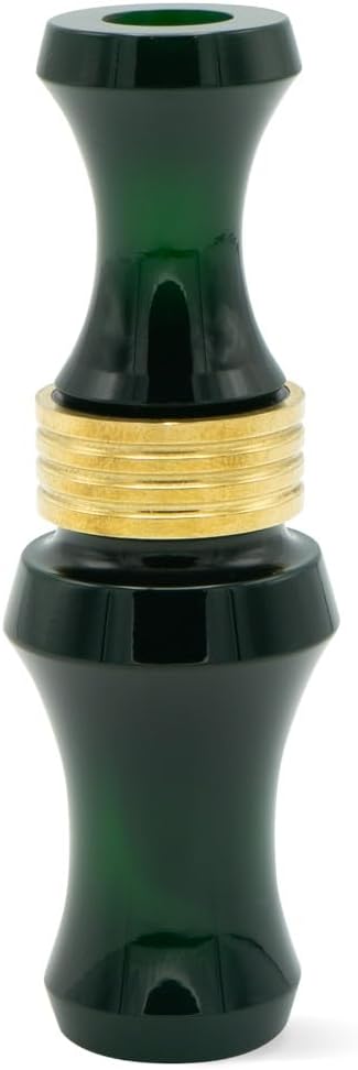 Rolling Thunder MeanDuck J-Frame Duck Call – Acrylic Single Reed Hybrid Rasp Mallard Call for Waterfowl Hunting