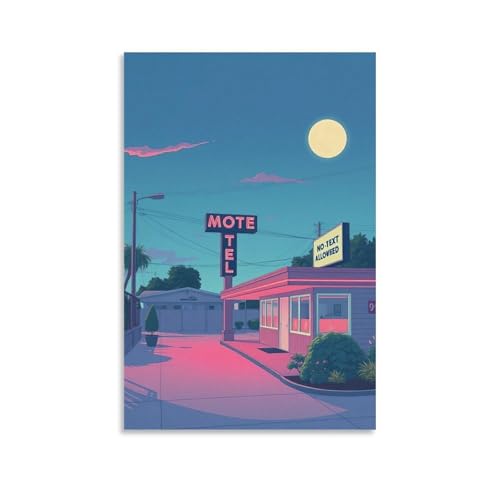 永井博アートポスター (17) 印刷 壁アート 油彩画 モダン 誕生日ギフト すぐに掛けられます08x12inch(20x30cm)