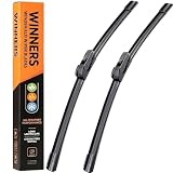 WINNERS Windshield Wiper Blades for 2024 2025 2026 Buick Envista - 26' + 16' Front Wipers Set of 2, All-Weather Performance Beam Blade Replacement
