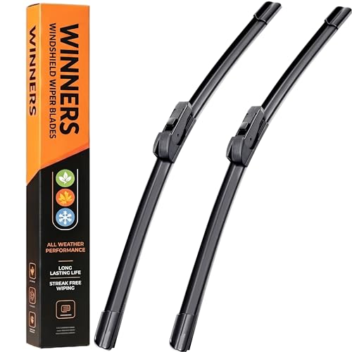 WINNERS Windshield Wiper Blades Set for 2024 2025 2026 Chevrolet Chevy Trax - Driver and Passenger Side Replacement