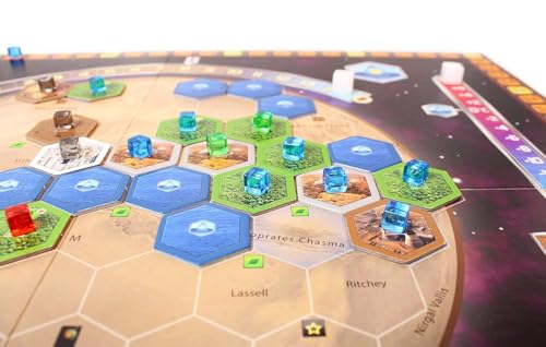 Image of Awestuffs Family Board Games for Adults and Kids - Ages 14 and up, 1 to 5 Players (Terra Mars)