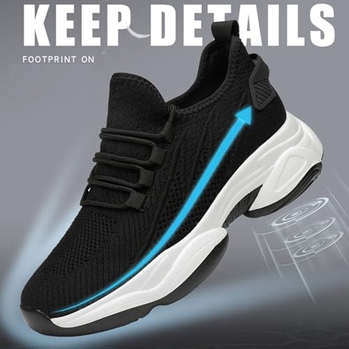 Tallure Sneakers Height Increasing for Women Men, 4" (10cm) Hidden Elevator, Breathable Mesh Lightweight Shoes4