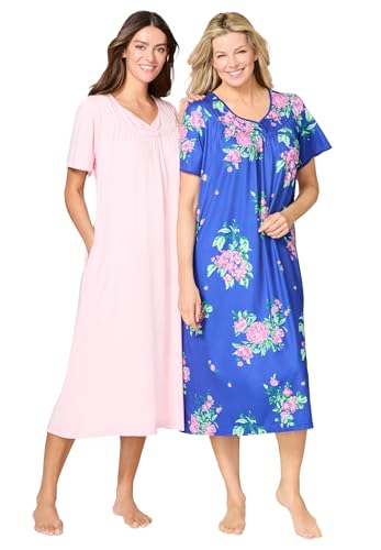 Only Necessities Plus Size 2-Pack Bib Gown