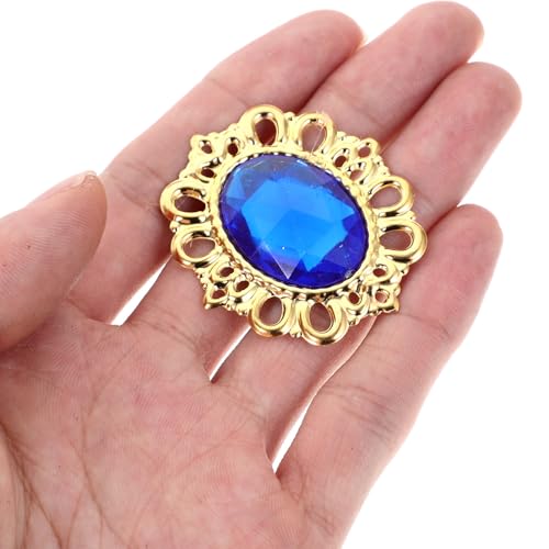 Gemas de acrílico para coser de 60 piezas con base de metal para ropa 5