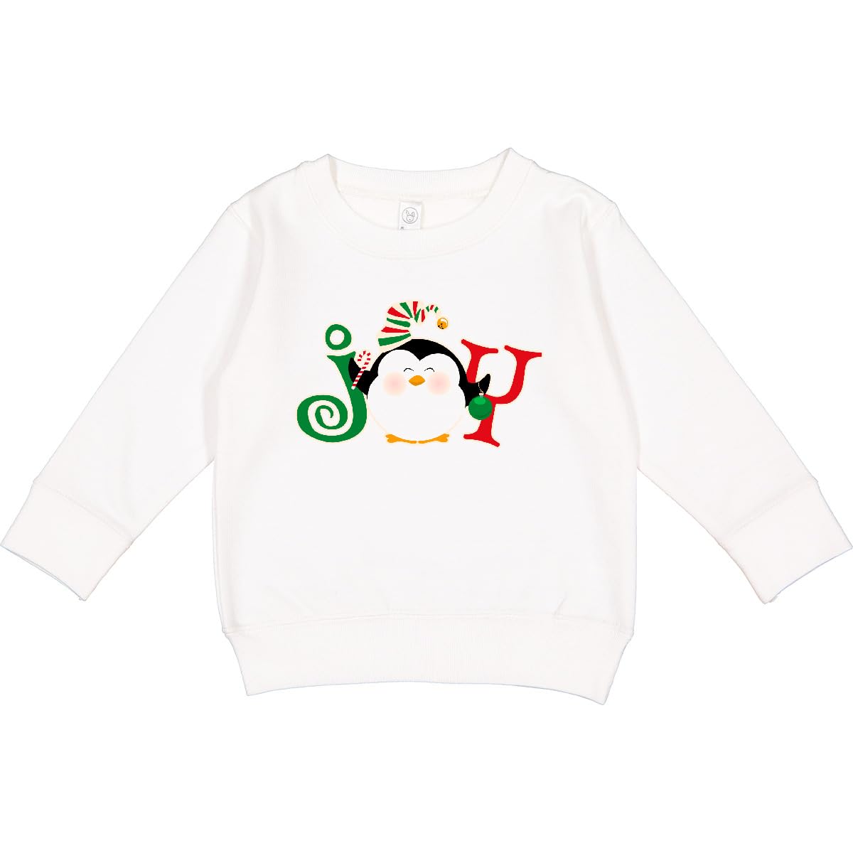 inktastic Christmas Penguin Joy 2 Toddler Sweatshirt 5-6 White 2d678