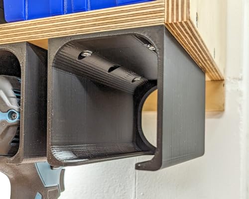 Support mural perceuse optimisant le rangement de visseuse DeWalt et Festool