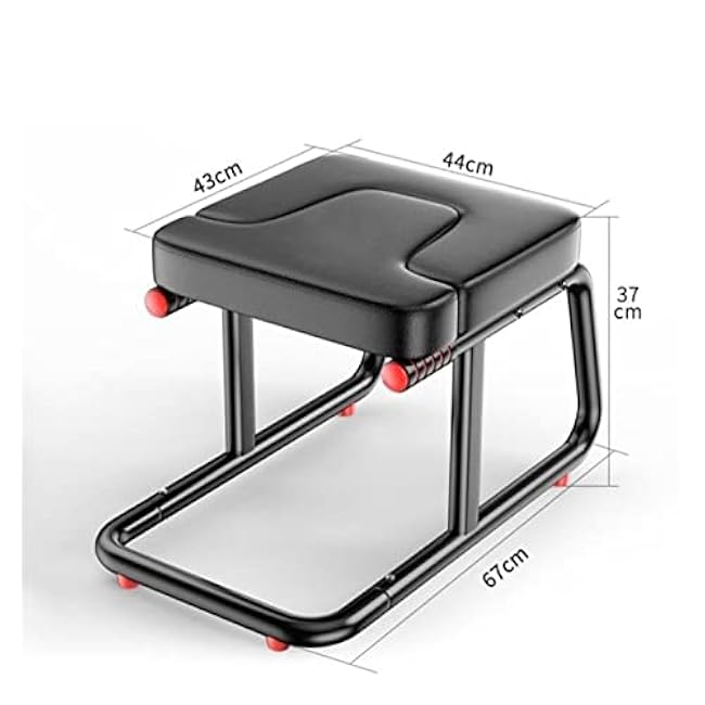 Yoga Inverted Chair Multifunctional Home Inversion Equipment Fitness Exercise Chair Practice Auxiliary Inverted Bearing 250KG (Color : Standard Black)