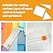 Paper Cutter Slider Small Mini,14 Inch Paper Trimmer Slicer,Two-Way Cutting