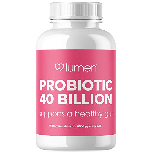 Lumen Naturals Probiotics 40 Billion CFU | Probiotics for Women Probiotics for Men | Supports Digestion, Gut Health & Immune System with Digestive Enzymes Provides Digestive Support - 60 Veggie Count