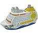 Produktbild Wunderschöne, hochwertige Reisekasse, Urlaubskasse, Spardose, Boot, Kreuzfahrtschiff