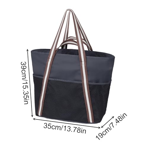 Beach Bag For Women, Sandproof Travel Tote, Summer Beach Bag, Zipper Closure Protection Storage, Interior And Exterior3