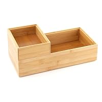 Hanseküche – Hanseküche Aufbewahrungsboxen aus Bambus - 2er Set Ordnungsb