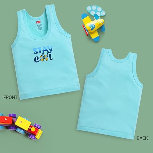 Image of LuvLap Baby Boys Regular Fit 100% Cotton Vest