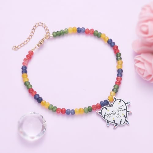 Friends Don't Lie Merchandise Friendship Natural Stone Bracelet Gifts Halloween Collection Gift4