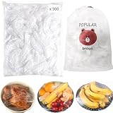 Pack 300 Bolsas Reutilizables para Alimentos – Bolsas Elasticas para Bandejas...