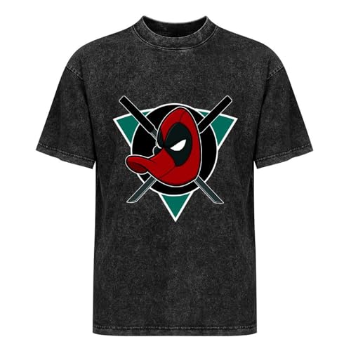 Mighty Dead Ducks Unisex T-Shirt Top Black Mens tee M