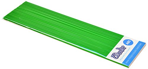 3Doodler Create ABS 3D Printing Filament Refill Pack (X25 Strands, Over 200'. of Extruded Plastics!) - Evergreen
