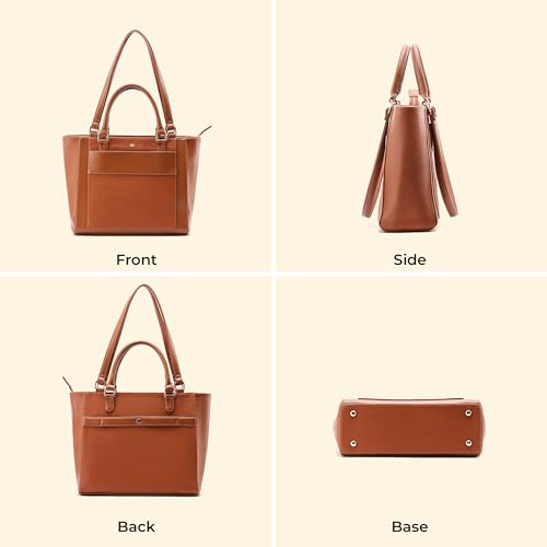 Image of Symbol Premium Women's Tote Hand Bag crafted from Imported PU | Stylish | Office Use - 14 inch Laptop