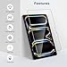 SPARIN Screen Protector for iPad Pro 11 Inch 2025/2024 M5 M4 (6th/5th Generation), 2 Pack Tempered Glass for iPad Pro 11, Scratch Resistant, Case Friendly, Apple Pencil Pro Compatible