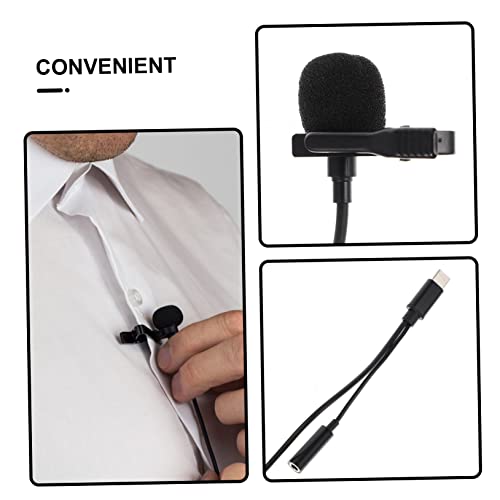 SUPVOX Microfone Microfone Fio Microfone De Lapela Fio Mini Acessórios Microfone Condensador Microfo