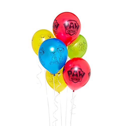 amscan- Ballons en Latex Paw Patrol, 9914242, Multicolore