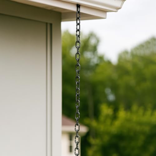 Image of Peacock Pathy Chain Decorative Rain Chain Durable Polycarbonate that Won't Break or Fade in Color. 20 Mtr