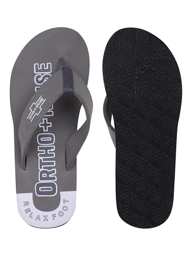 Image of Extra Soft Orthopaedic Comfort Slippers for Men | Anti-Skid, Arch Support, Doctor Recommended Flip Flops | Relax Footwear for Heel & Ankle Pain Relief