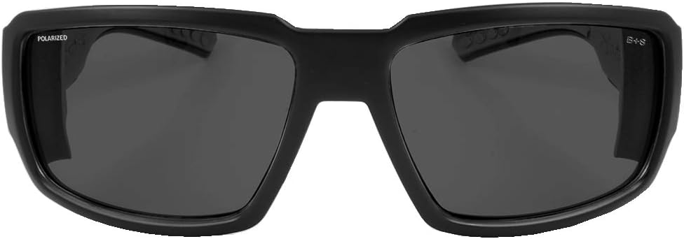 Boogie Bomb BG111 Matte Black Frame Smoke Polarized Safety Lens Gray Foam - Image 2