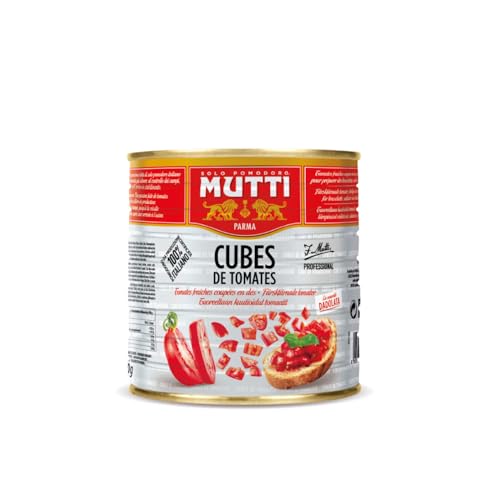 Tomates en cubos MUTTI – 1 lata de 2,45 kg