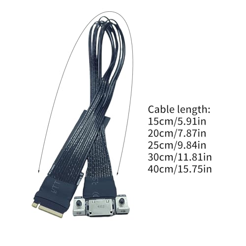 Câble NVMe vers SFF8611 PCIe4.0 adaptateur pour petit ordinateur