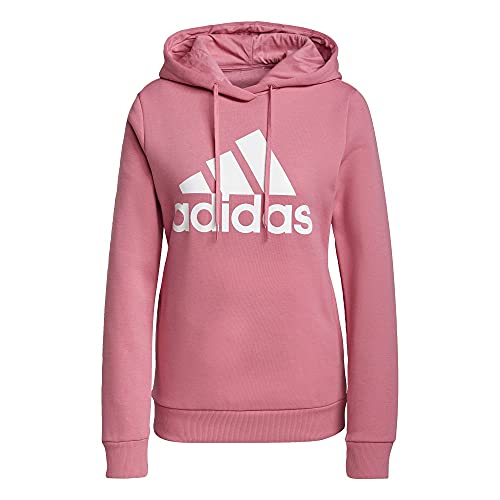 adidas Women's Standard Essentials Hoodie, Rose Tone/White, X-Small