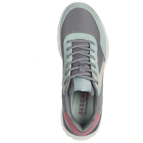 Skechers Women's Fury Sneaker, Grey, 9