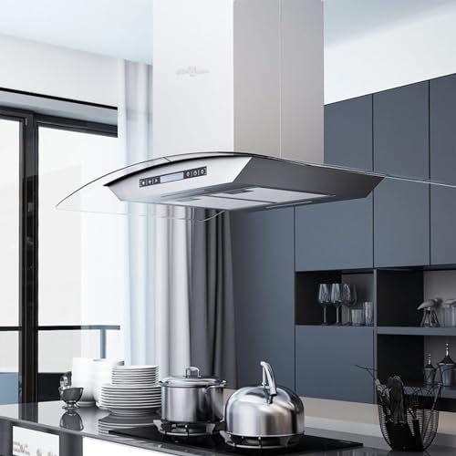 Xichuzi Campana extractora de Techo 90 cm Pantalla táctil 756 m³/h LED, Extractor Cocina - SPU:50662