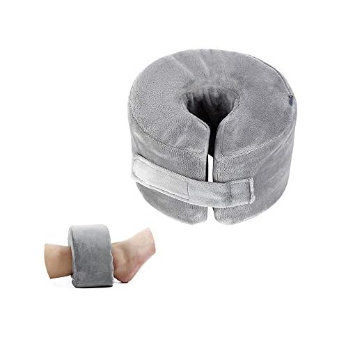Foot Elevation Pillow Elevating Leg Rest Ankle Protector Foot Leg Support Pillow Broken Ankle Donut Foam Foot Elevator Cushion Heel Pillows Protection Leg Wedge Bed Sore Pillows Post Surgery (1 PCS)