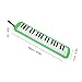 Melodica 37 Keys Keyboard Wind Musical Instrument Professional Portable Blowpipe Melodica Training Suitable for Beginners Professional Training (Green)