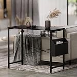 Pamray 32 Inch Computer Desk for Small Spaces with Storage Bag, Home Office Work Desk with Headphone Hook, Small Office Desk Study Writing Table - Image 2