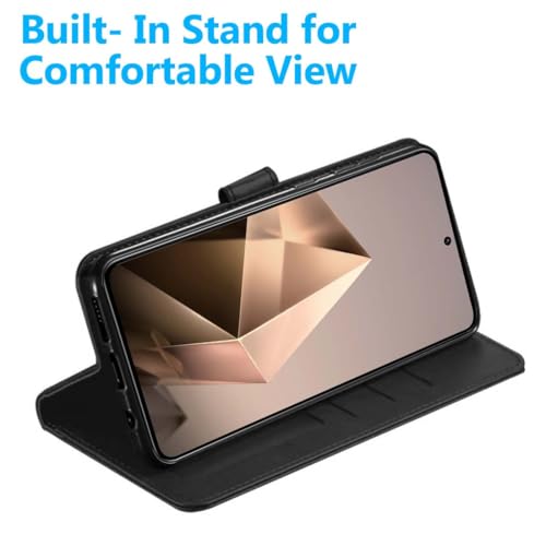 Fashionury PU Leather Flip Cover for Infinix Note 50s 5G Black - Image 6