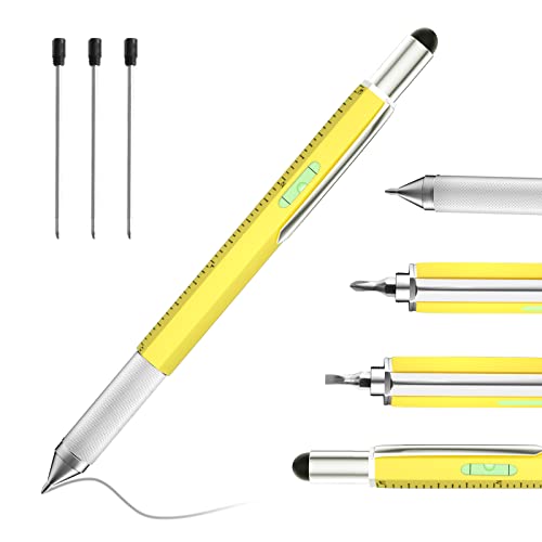 Regali per uomini, 6 in 1 penna a sfera multiuso