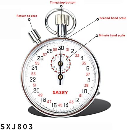 Miniatura 2 de iDili Cronómetro mecánico, cronógrafo deportivo cronómetro de mano cronómetro (SXJ803)