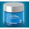 Andalou Naturals Lemon Sugar Facial Scrub, 1.7 oz., Gently Exfoliates and Cleanses for a Clearer, Brighter, and Balanced Looking Complexion, with Meyer Lemons and Manuka Honey