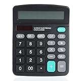 Pantalla LCD: pantalla LCD extra grande y pantalla inclinada de la calculadora hacen que sea muy fácil y precisa leer la pantalla. La pantalla de cristal líquido proporciona números fáciles de leer para una máxima comodidad de visualización.