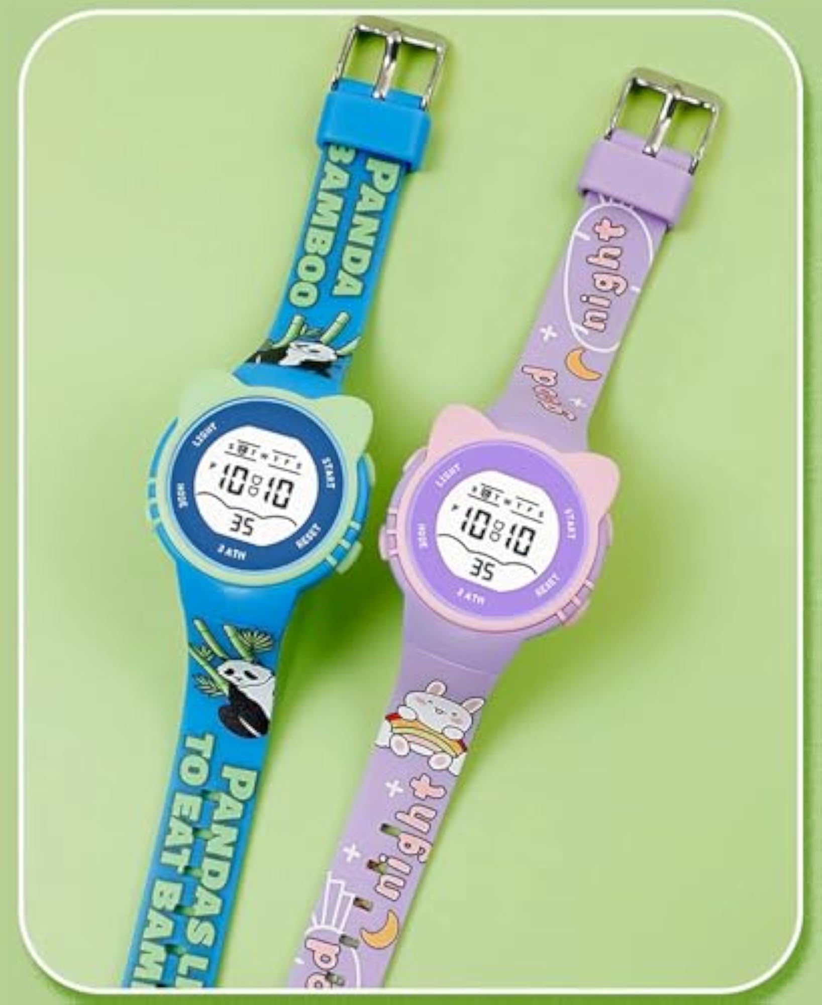 Hello Kitty Cartoon Night Light Kids Watch