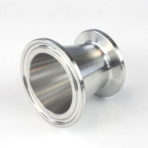 Image of HFS(R) 1.5'' Tri Clamp to KF25 Adapter, Flange to Tri Clamp Adapter Stainless Steel 304