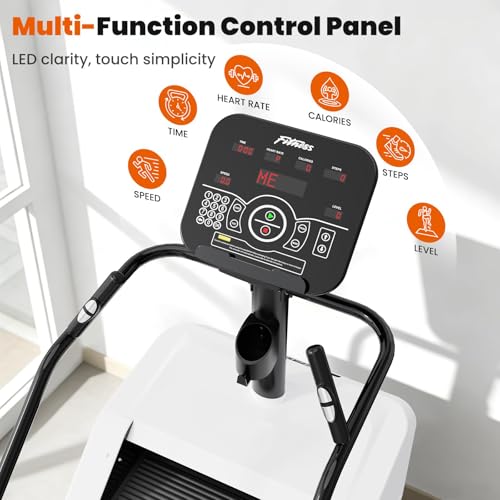 Image of Stairmaster Machine with Led Screen, Commercial Grade Stair Climber for Cardio Training, 15 Speed Levels Continuous Climbing Exercise Machine, 15-164 Steps Per Minute