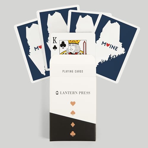 Lantern Press Maine, 52 Cartas Póker Tamaño miniatura 6