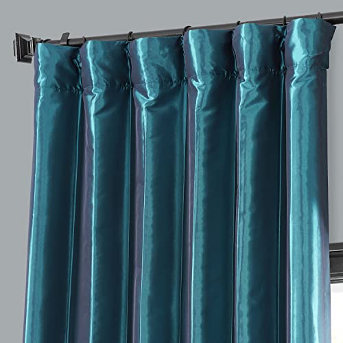 Hpd Half Price Drapes Blackout Curtains For Bedroom - Faux Silk Taffeta 50 X 84 (1 Panel), Ptch-Bo003-84, Meditteranean #TOP2
