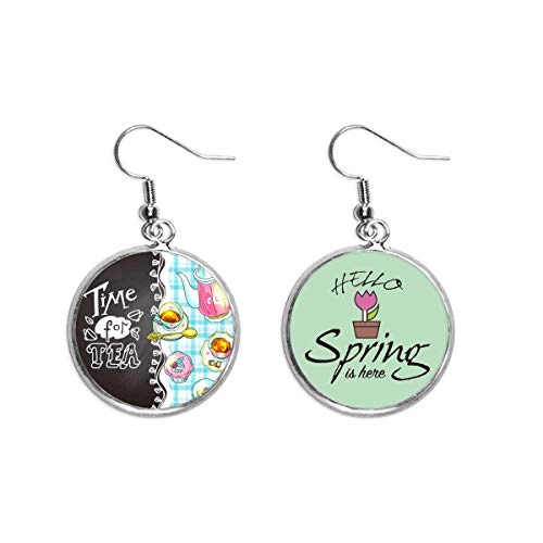 Pendientes de té estilo Francia, el regalo de joyería ideal para primavera