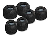 Comply Memory Foam Replacement Earbud Tips for Jaybird X4 | Ultimate Comfort, Secure Fit, Superior Noise Isolation | Black (S/M/L) (3 Pairs)