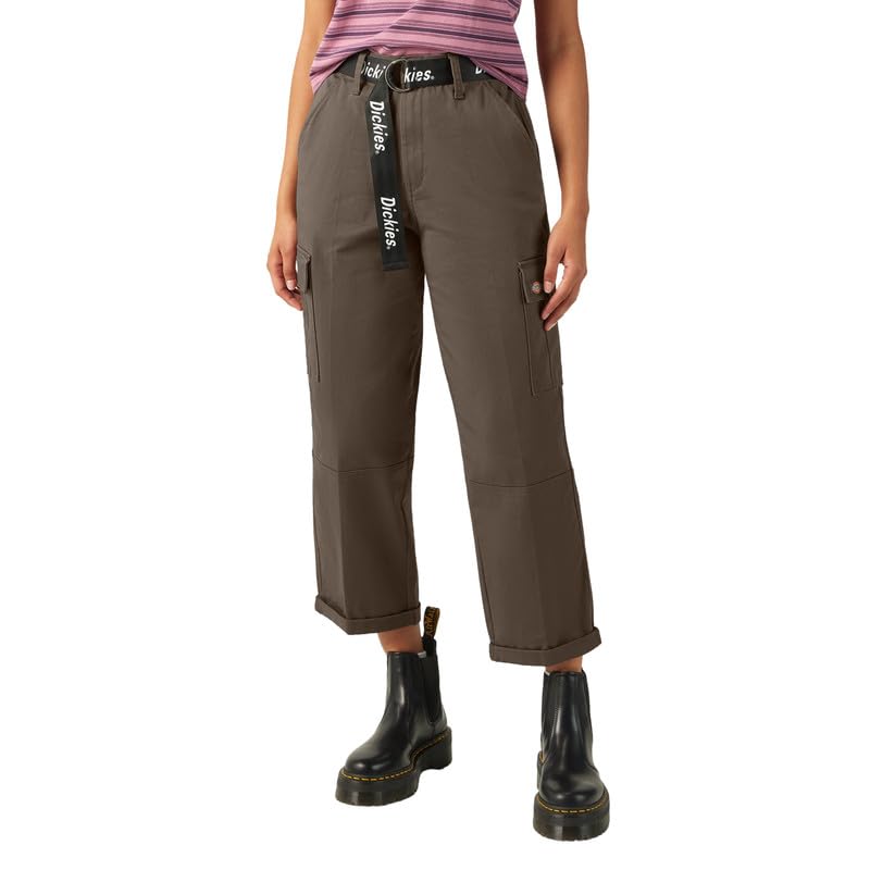 Image of Dickies Women's Relaxed Fit Cropped Cargo Pants